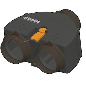  Verso 125 - volet motorisé + thermostat pour gainable d125 - 400x400px